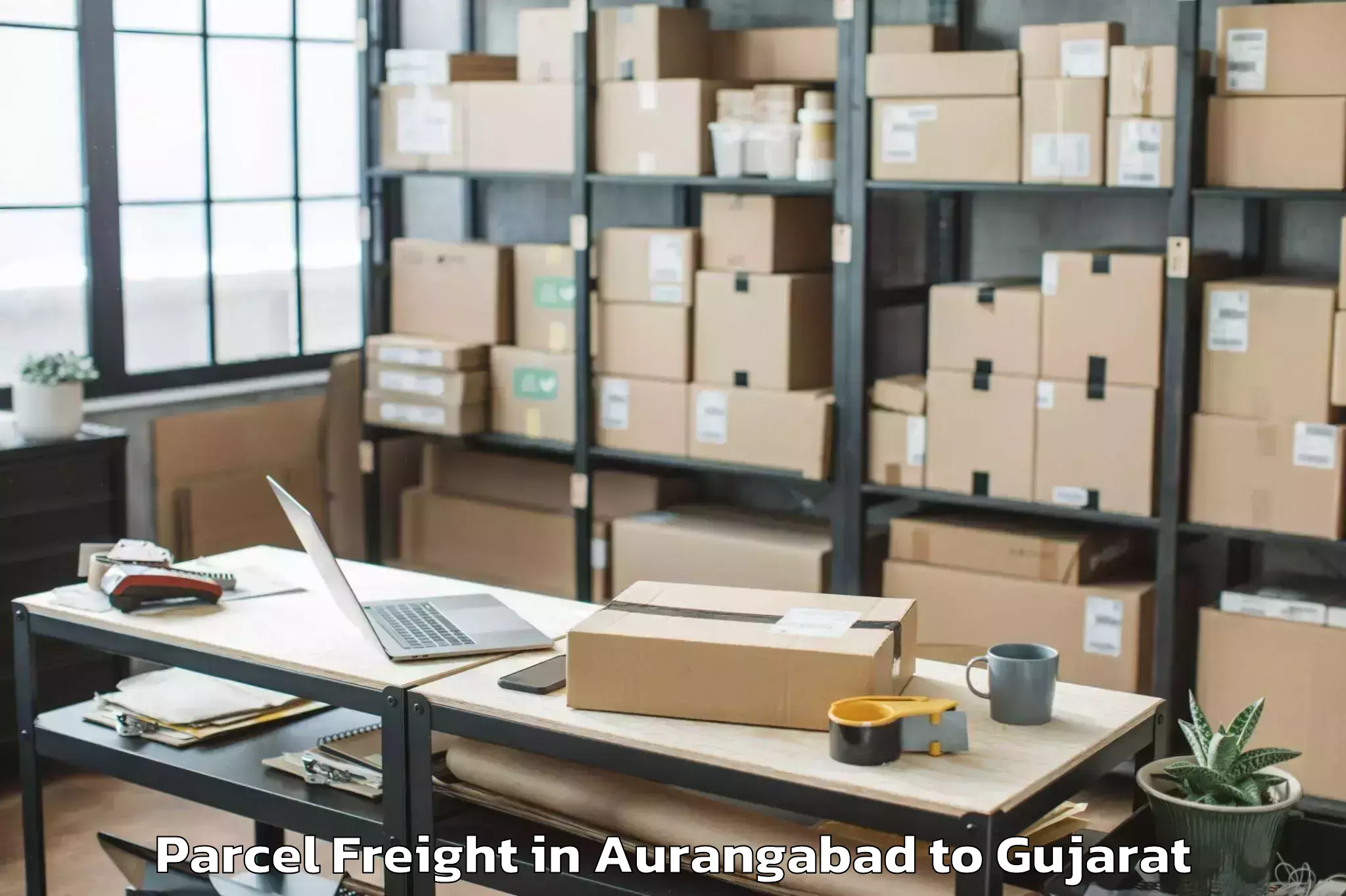 Easy Aurangabad to Gandhi Nagar Parcel Freight Booking